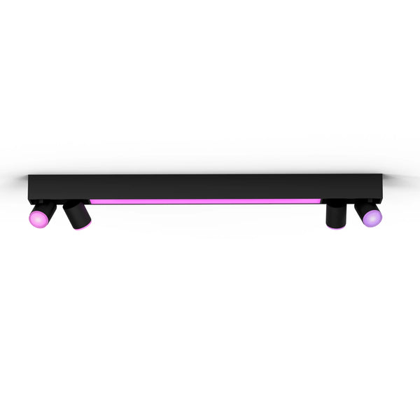 Philips Hue White & Color Ambiance Centris Deckenleuchte schwarz • 4er-Spot