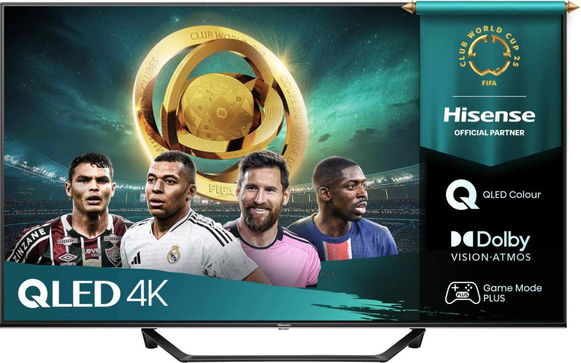 Hisense 43A7Q 109,2 cm (43) 4K Ultra HD Smart TV Wi-Fi Sort 275 cd/m²