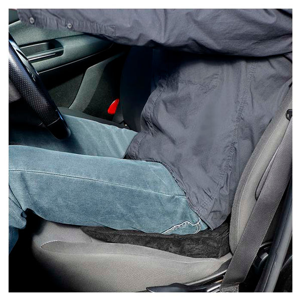 Skråpude sort ergonomisk til bil og hjem - Napoleon