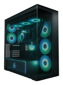 Arctic Xtender Case Black Tårn Udvidet ATX Ingen strømforsyning Glass Sort