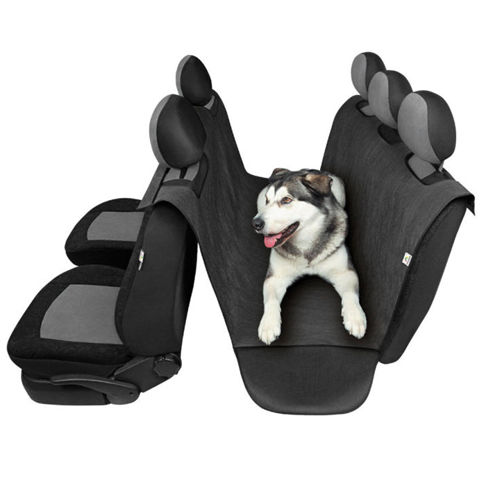 Hundetæppe 160x127 cm sort polypropylen til bilbagsæde - Kegel