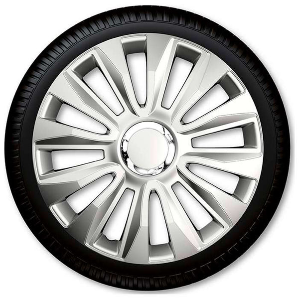 13 hjulkapselsæt 4 stk grå Avalon Pro - coverline