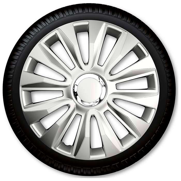 13 hjulkapselsæt 4 stk grå Avalon Pro - coverline