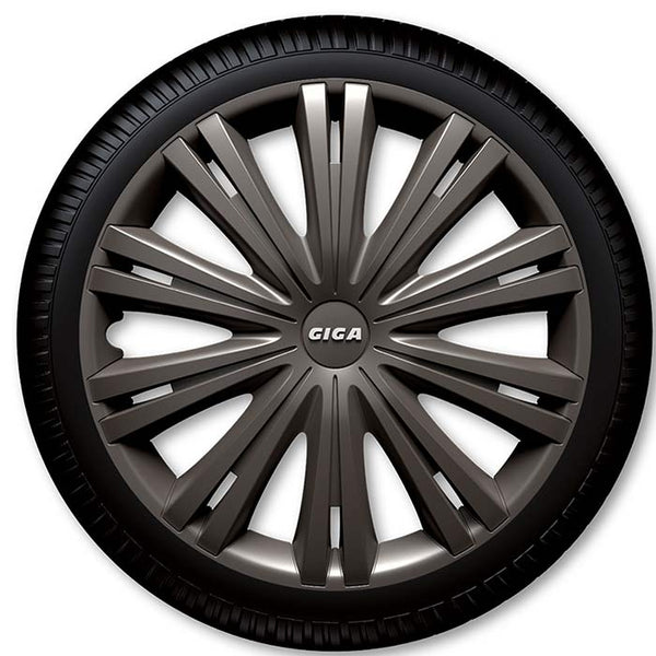 16 hjulkapselsæt Giga koks, slagfast plast - Coverline