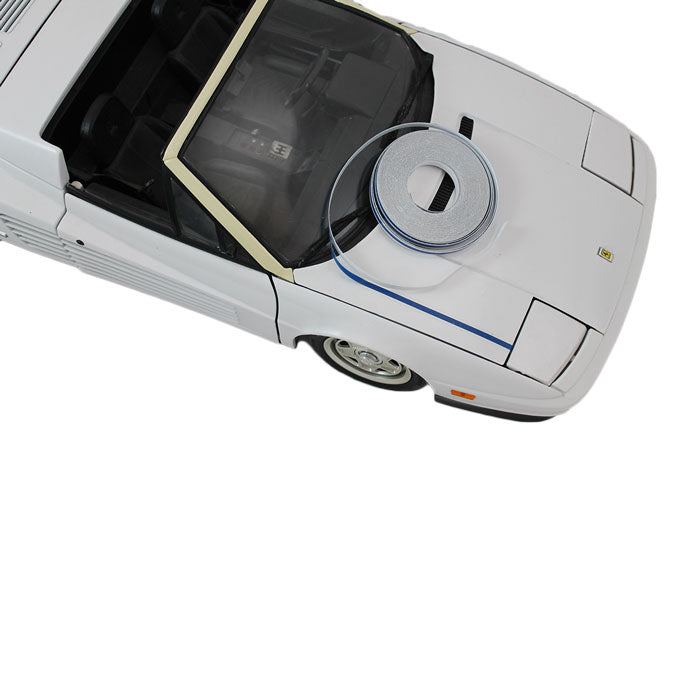 Blå 3 mm vinyltape 10 m selvklæbende stribe til dekoration og køretøjer - hpx