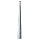 Antennepisk 120mm krom 5&6 mm gevind