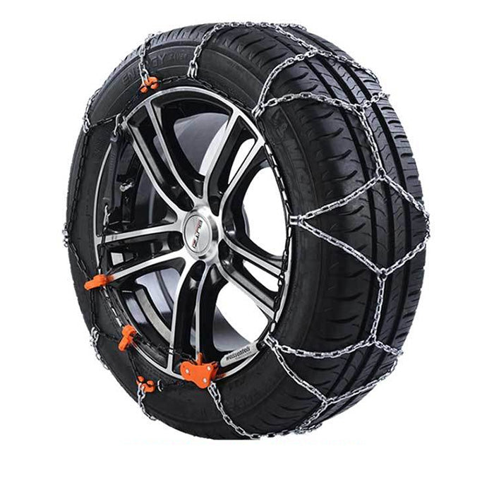 Snekæde 9 mm Tecna 4 TÜV/ÖNORM V5117 til dæk 155-13 - 165/60-15, hurtig montering - weissenfel