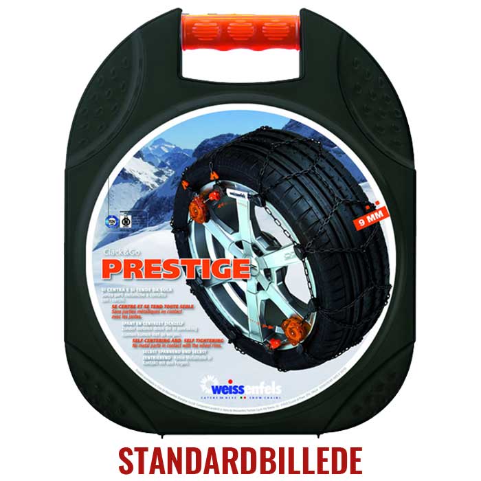 Snekæder Clack&Go Prestige 7 9 mm TÜV/ÖNORM - beskytter alufælge, 2 stk. weissenfel