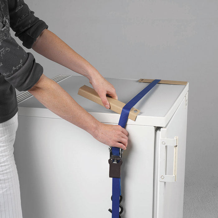 Bagagerem 2-delt 500 cm 25 mm med krog og spænde, blå - Jumbo