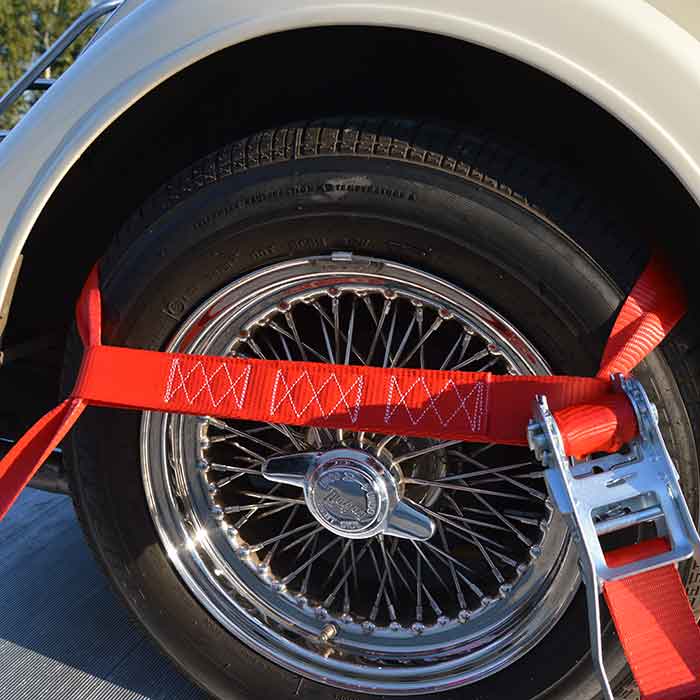 Hjulstrop 60 cm til autotransport 2500 kg med 3 m spænderem - Jumbo