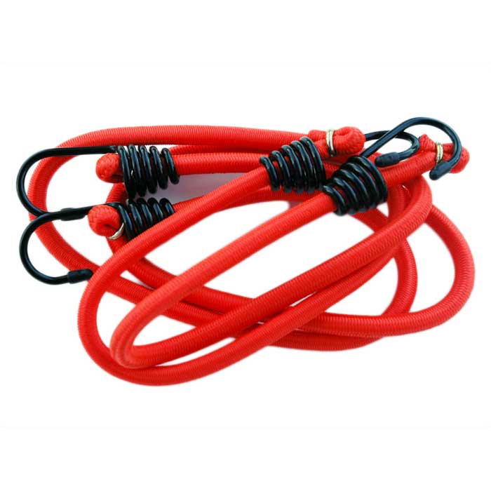 Bagagestrop 90 cm orange 2 stk med plastkroge, 20 kg kapacitet - jumbo