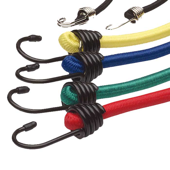 Bagagestropper sæt 6 stk forskellige længder med stålkroge TÜV‑godkendt - jumbo Brand