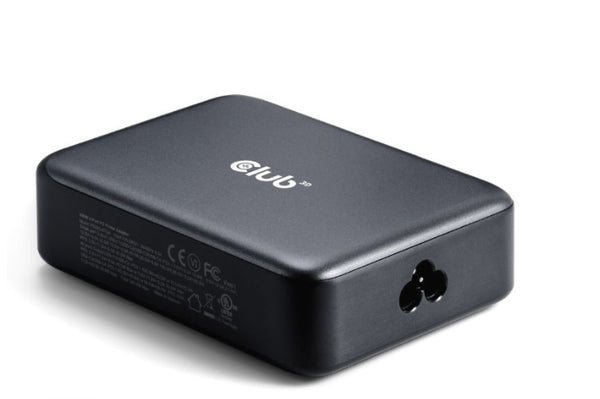 Club3D CAC-1918 GaN Travel Charger 240Watt 4xUSB-C PD Sort