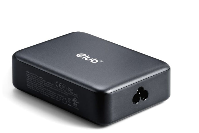 Club3D CAC-1918 GaN Travel Charger 240Watt 4xUSB-C PD Sort