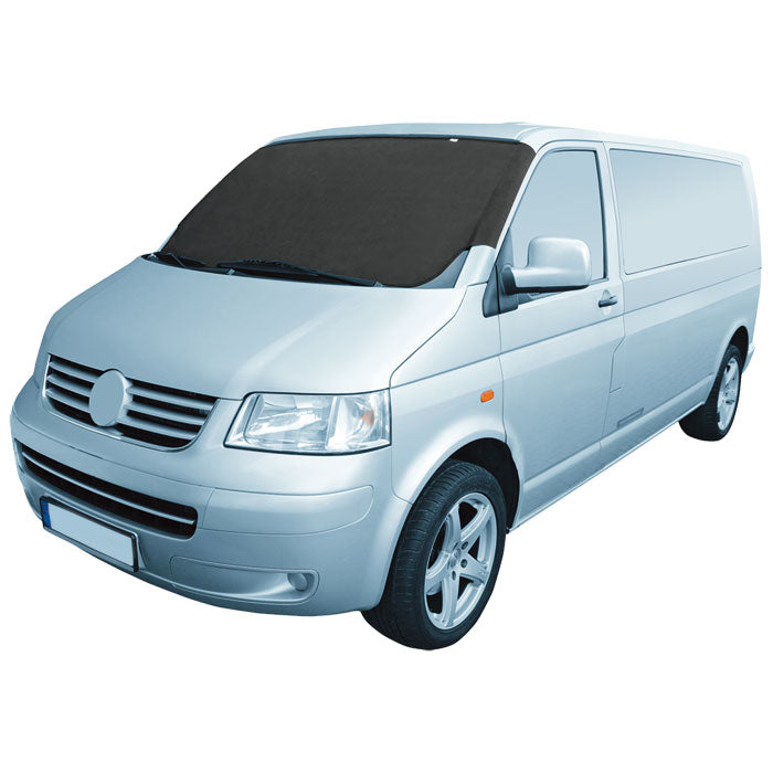 Frontrudedækken 90x150 - 175 cm grå - vinduesbeskyttelse til bil Kegel