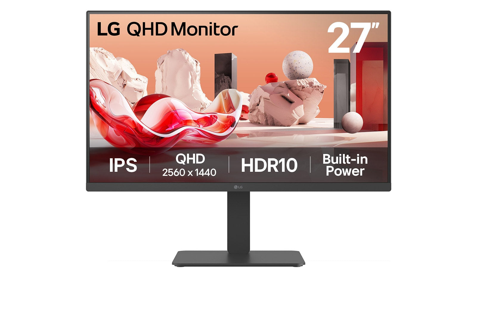 LG 27BA45QB-B 27 IPS 2560 x 1440 (2K) DisplayPort HDMI 75 Hz
