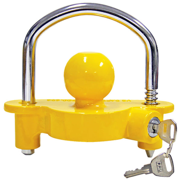 Kuglekoblingslås med bøjle - universel trailer- og campingvognslås, Carpoint