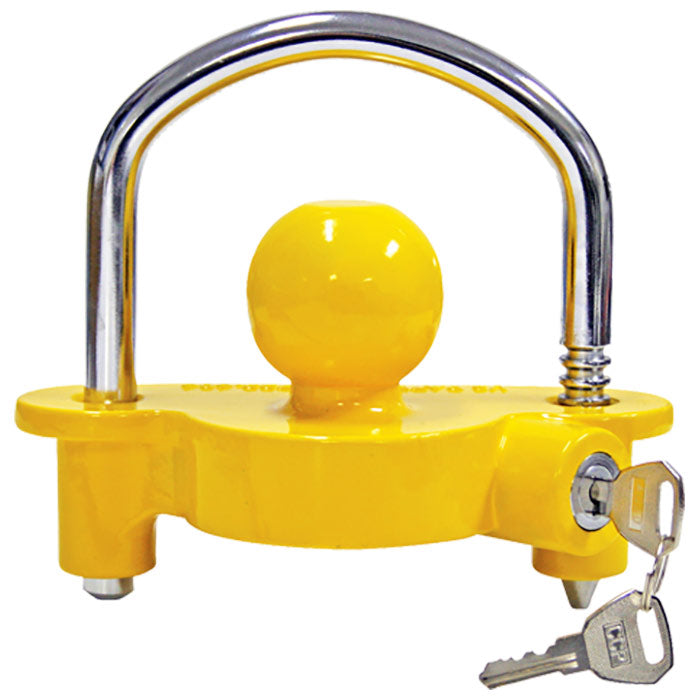 Kuglekoblingslås med bøjle - universel trailer- og campingvognslås, Carpoint