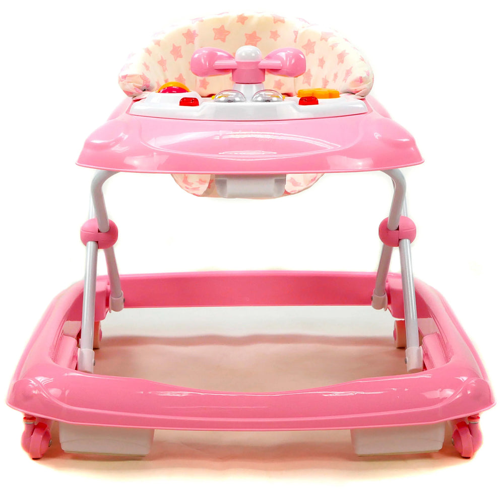 Gåstol Baby Justerbar – Pink stjerner – Asalvo
