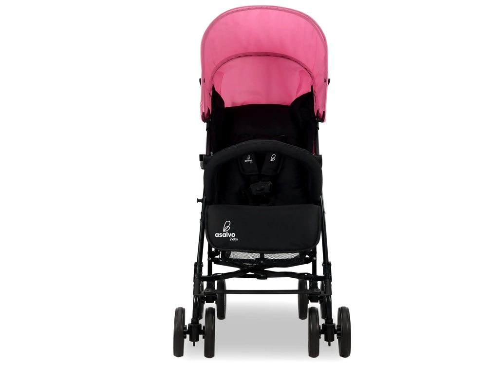 Klapvogn Trotter Plus Justerbar – Rosa, Sort – Asalvo
