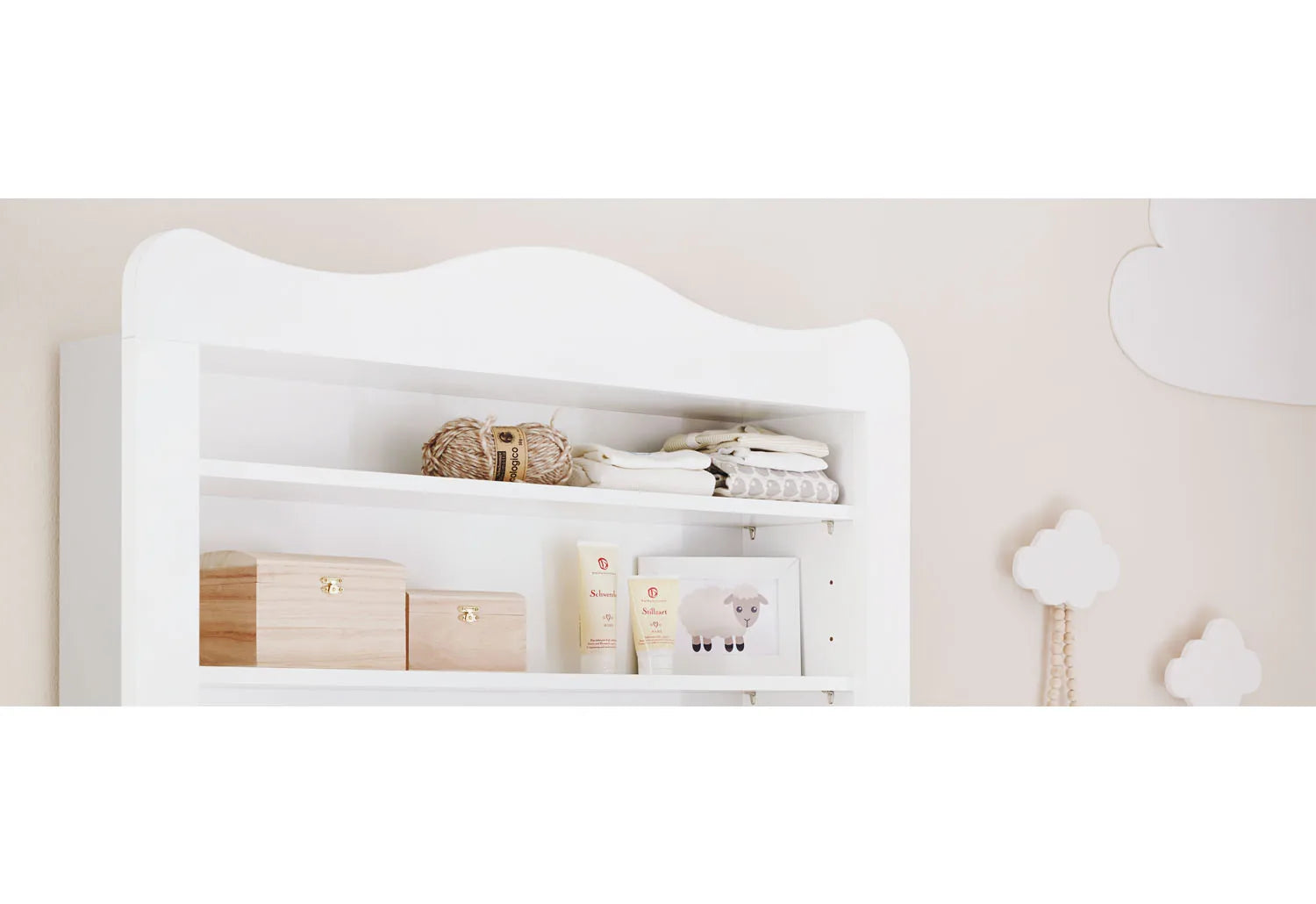 Pinolino Reoloverdel Til Puslekommode Bred – Florentina, Hvid – Interiør og Børnemøbler - Babyudstyr - Puslemøbler og kommoder