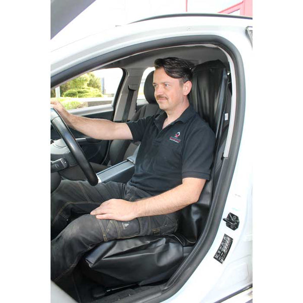 Værkstedsovertræk i kraftig nappa til forsæder med nakkestøtte - avant