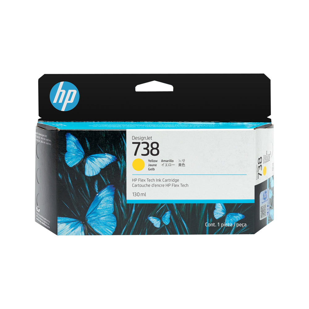 HP 738 Gul Blæk
