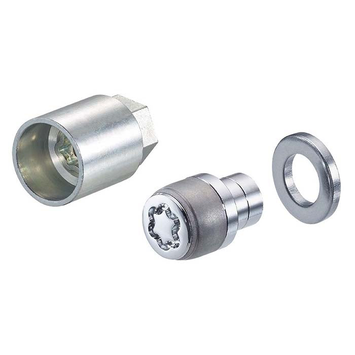 Låsemøtrik M12x1.5 Ultra, 4 stk + nøgle - McGard