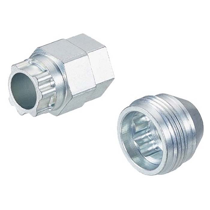 Låsemøtrik M12x1.5 kegle, forkromet, sæt 4 inkl. nøgle - McGard