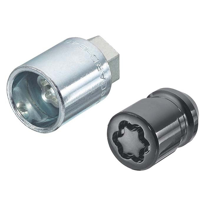 Låsemøtrik M12x1.50 kegle sort - McGard