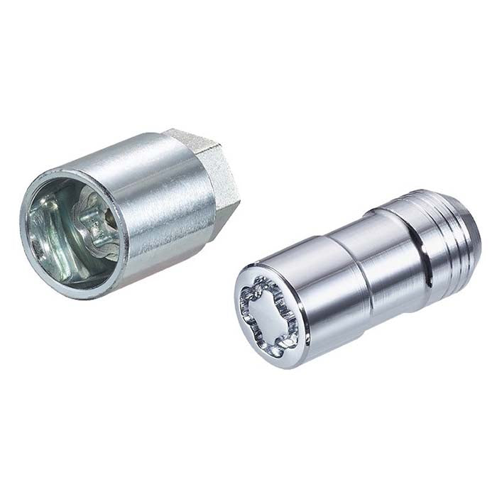 Låsemøtrik M14x1.5 kegle 50mm, krom - McGard