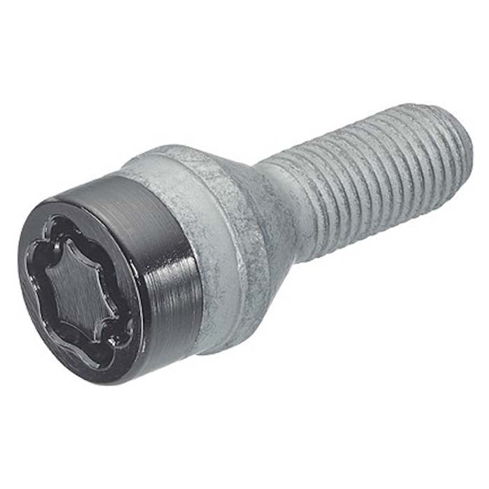 Låsebolt M12x1.50 kegle sort - McGard