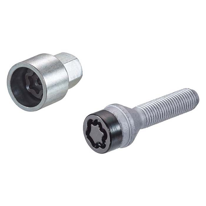 Låsebolt M14x1.25 kegle sort - McGard