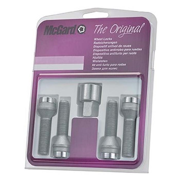 Låsebolt M14x1.5 kegle, krom, inkl. nøgle - McGard