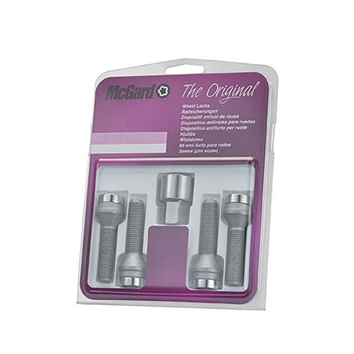 Låseboltsæt M14x1,5 4 stk. krom - McGard