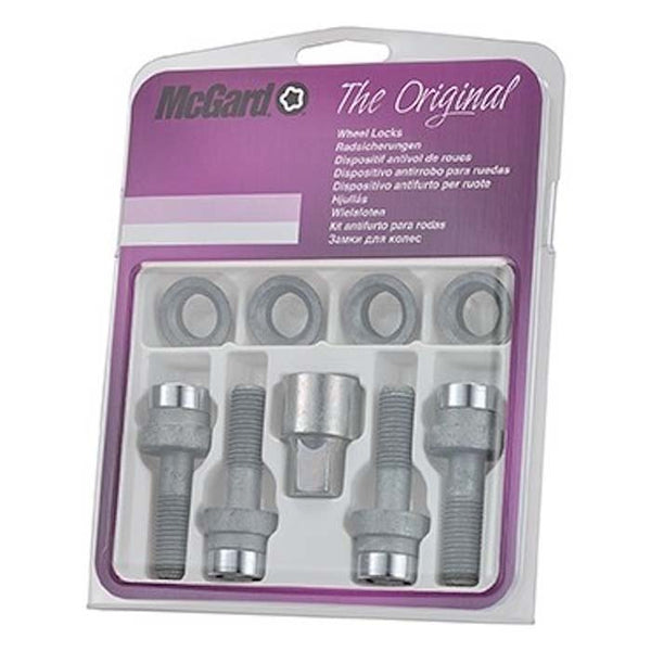 PCD låsebolt M12x1.25 keg, krom, 4 stk inkl. nøgle - McGard