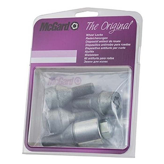 Låsebolt M16x1.5 til Fiat Ducato, forkromet, 4 stk. + nøgle - McGard