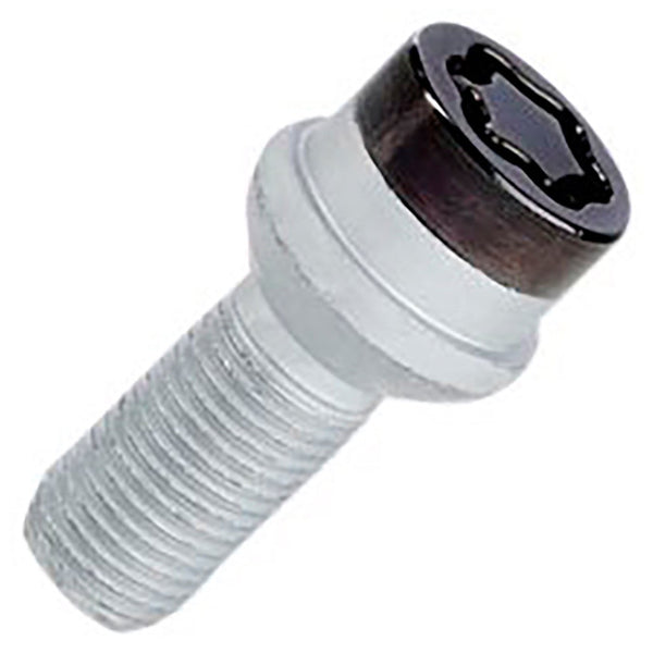 Låsebolt M14x1.50 kugle sort - McGard (100 28025SUB)