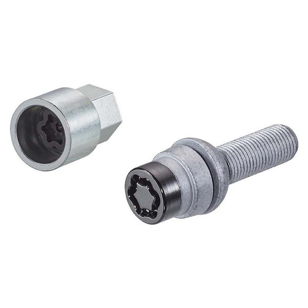 Låsebolt M14x1.50 kugle sort - McGard