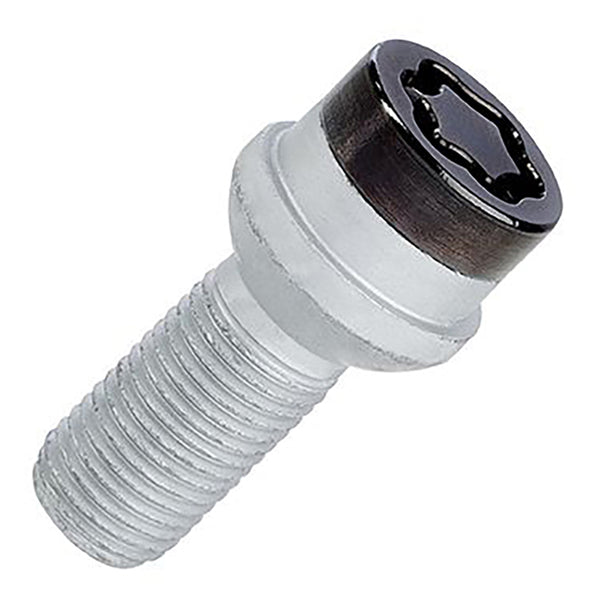 Låsebolt M15x1,25 4 stk med nøgle, sort - McGard