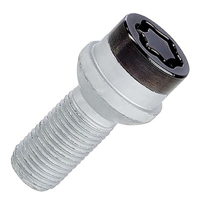 Låsebolt M15x1,25 4 stk med nøgle, sort - McGard