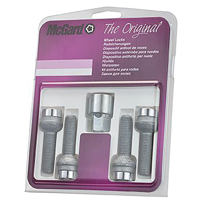 Låsebolt M15x1,25 til hjul 4 stk krom - McGard