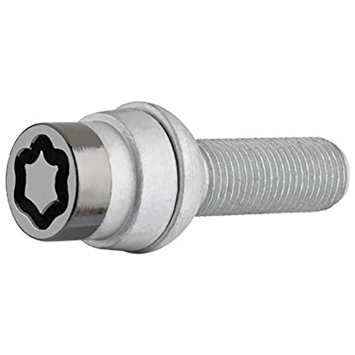 Låsebolt M12x1.50 kugle sort - McGard