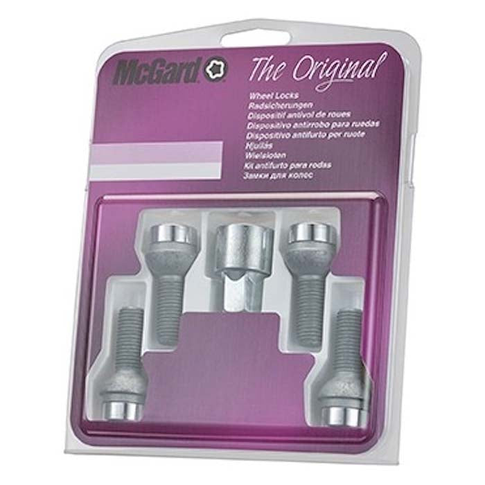 Låsebolt M12x1.50 kugle krom - McGard