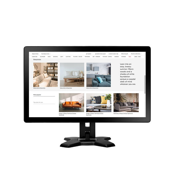 AG Neovo TX-2401 computerskærm 60,5 cm (23.8) 1920 x 1080 pixel Fuld HD LED Berøringsskærm Bordplade Sort