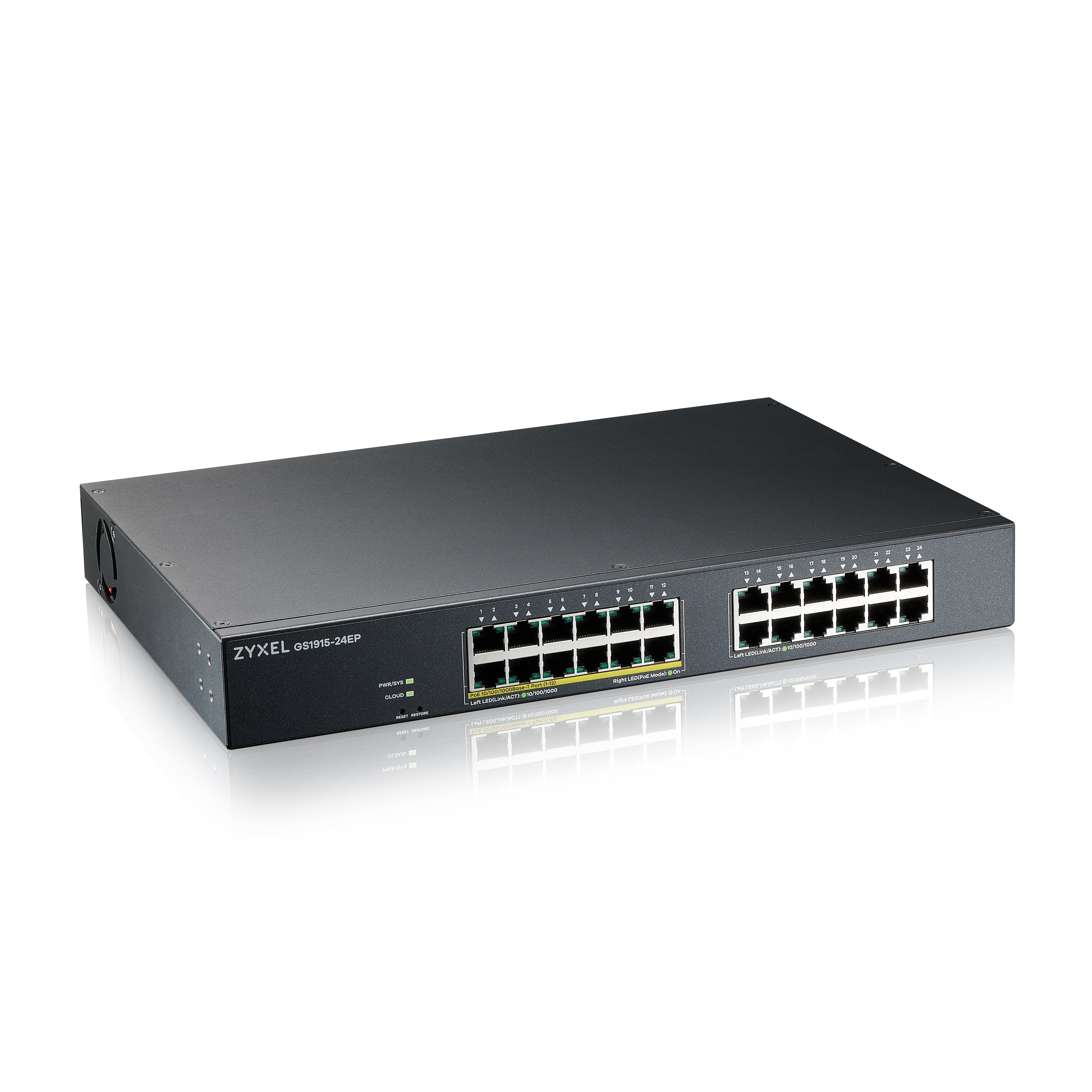 Zyxel GS1915 Series GS1915-24EP Switch 24-porte Gigabit PoE