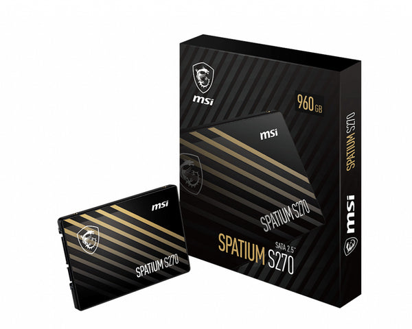 MSI SPATIUM Solid state-drev S270 240GB 2.5 Serial ATA-150 Serial ATA-300 Serial ATA-600