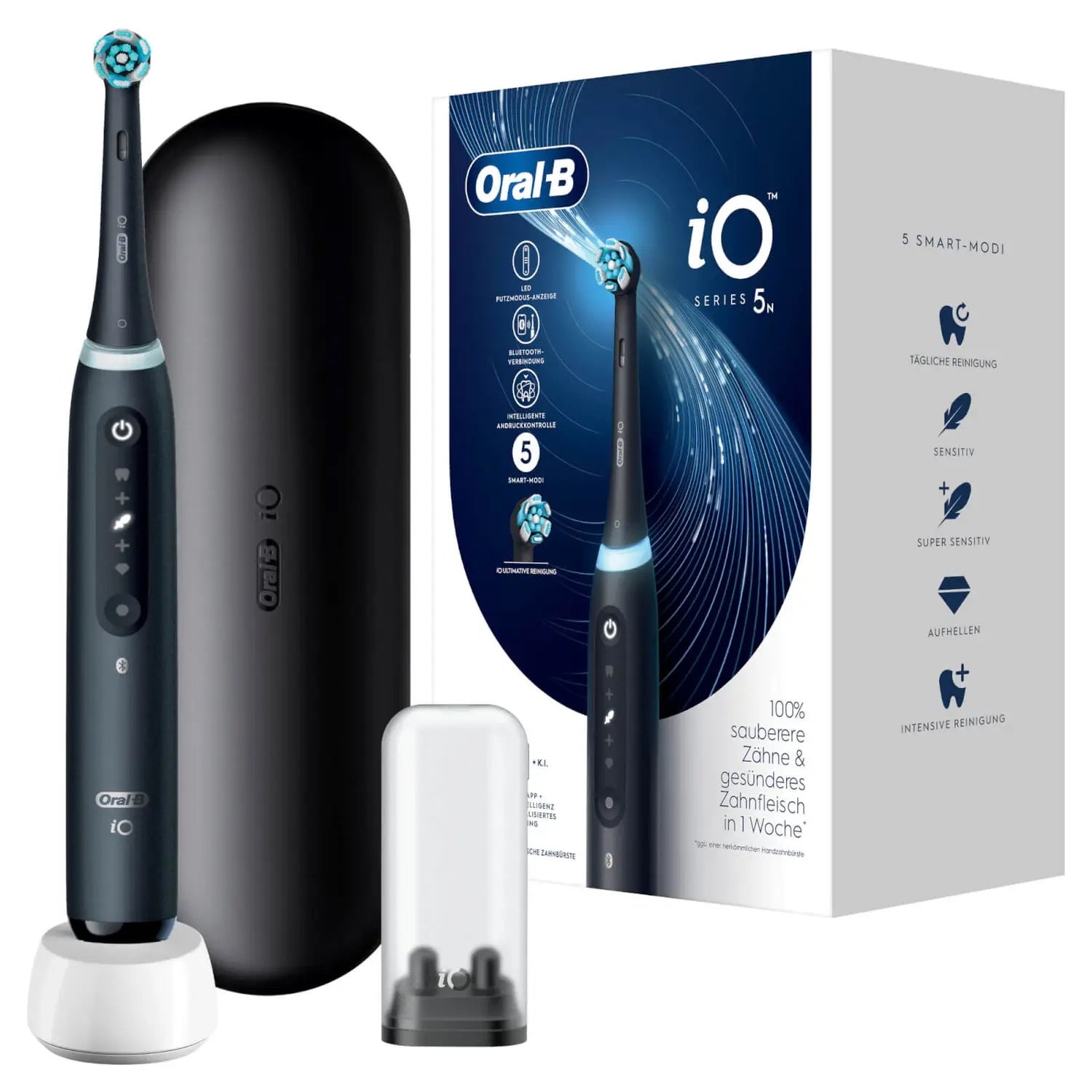 Oral-B iO Series 5 (Matt Black) Elektrisk tandbørste
