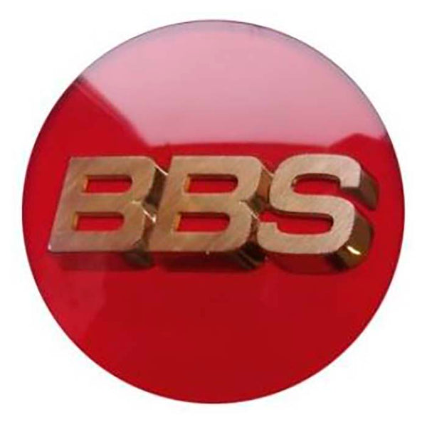 Centerkapsel Ø56 mm gul/rød - BBS