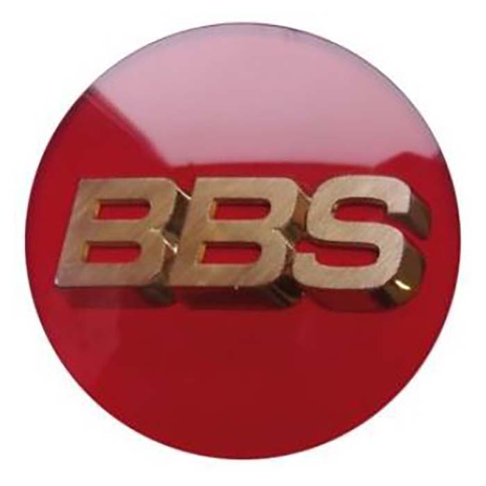 Centerkapsel Ø56 mm gul/rød - BBS